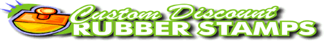 CustomRubberStamp.net - discount self-inking rubber stamps, order securely online!